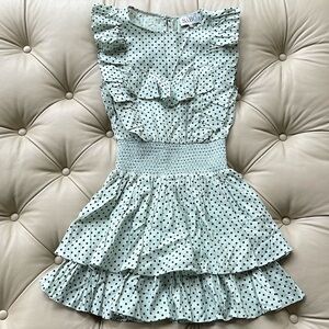 Sabo Skirt Green Polka Dot Dress